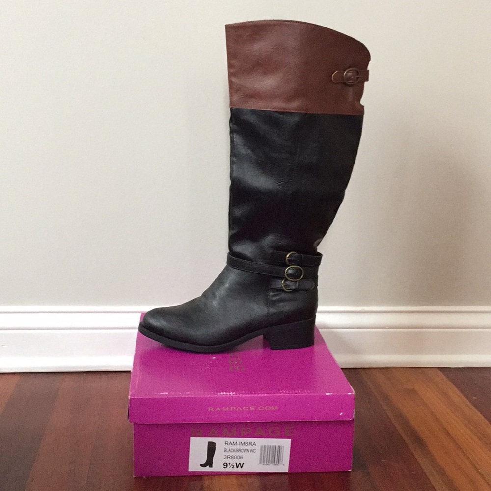 Ram-Imbera Black/BRown WC Riding Boots